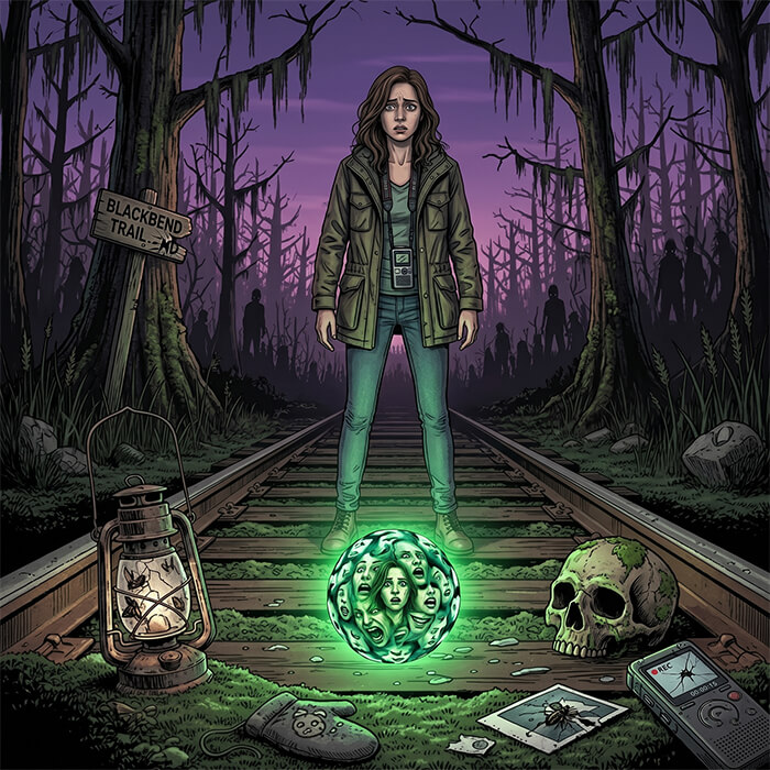 The Ledger of Backbend - Supernatural Mystery Urban Legend Story Cover Art